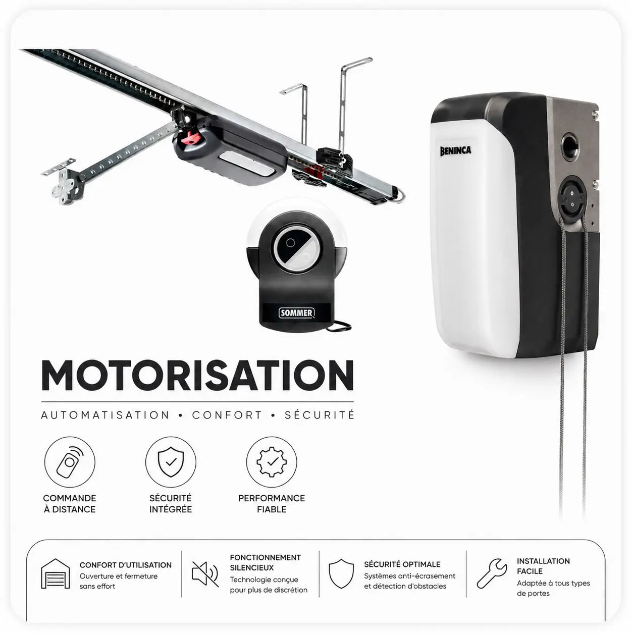 Motorisation-et-accessoires Mydoors - Pièces détachées portes de garage sectionnelles toutes marques | Mydoors