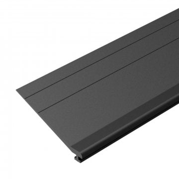 Joint haut pour porte de garage sectionnelle, profil aluminium à gorge – compatible toutes marques