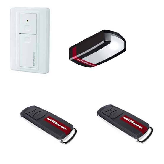 Pack LiftMaster LM80EVF avec passerelle 828EV, émetteurs TX4EVF, commande murale 128EV et photocellules 771EV
