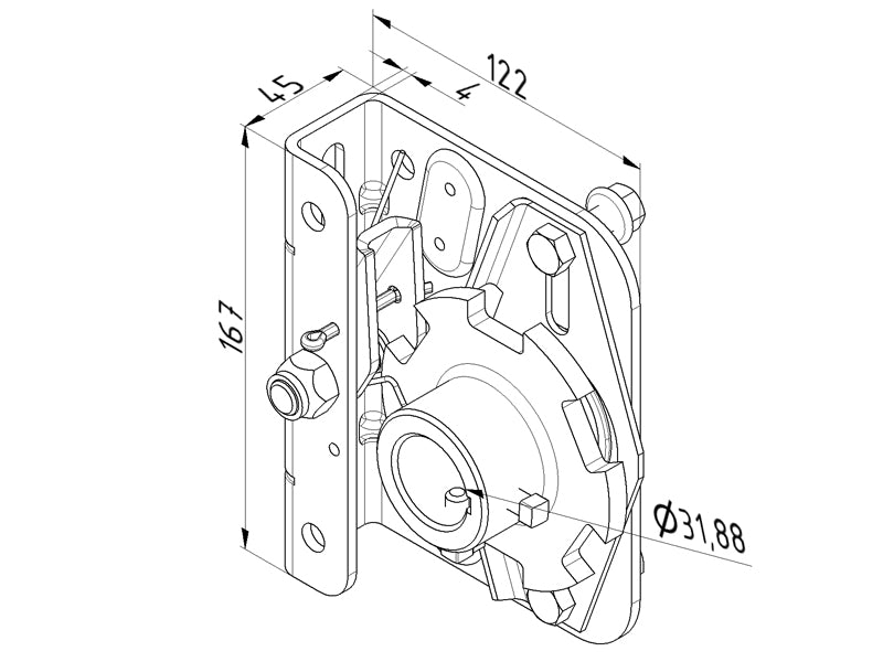 Parachutes de ressorts pour portes sectionnelles industrielles 31.75 Mydoors - Pièces détachées portes de garage sectionnelles toutes marques | Mydoors