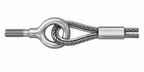 Paire Câbles de porte sectionnelles LA TOULOUSAINE 2m85 Mydoors - Pièces détachées portes de garage sectionnelles toutes marques | Mydoors