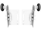 Support de galet haut blanc de porte sectionnelle résidentielle BKF; SDA; FAME; FERBATEQ; LA TOULOUSAINE; SECTIOTECH; ALURDOOR; GYPASS Mydoors - Pièces détachées portes de garage sectionnelles toutes marques | Mydoors