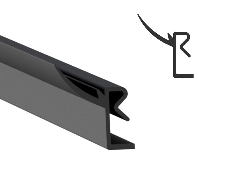 Joint latérales pour porte de garage sectionnelles