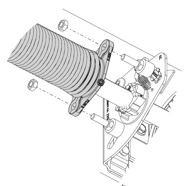 Parachutes de ressorts pour portes de garages sectionnelles