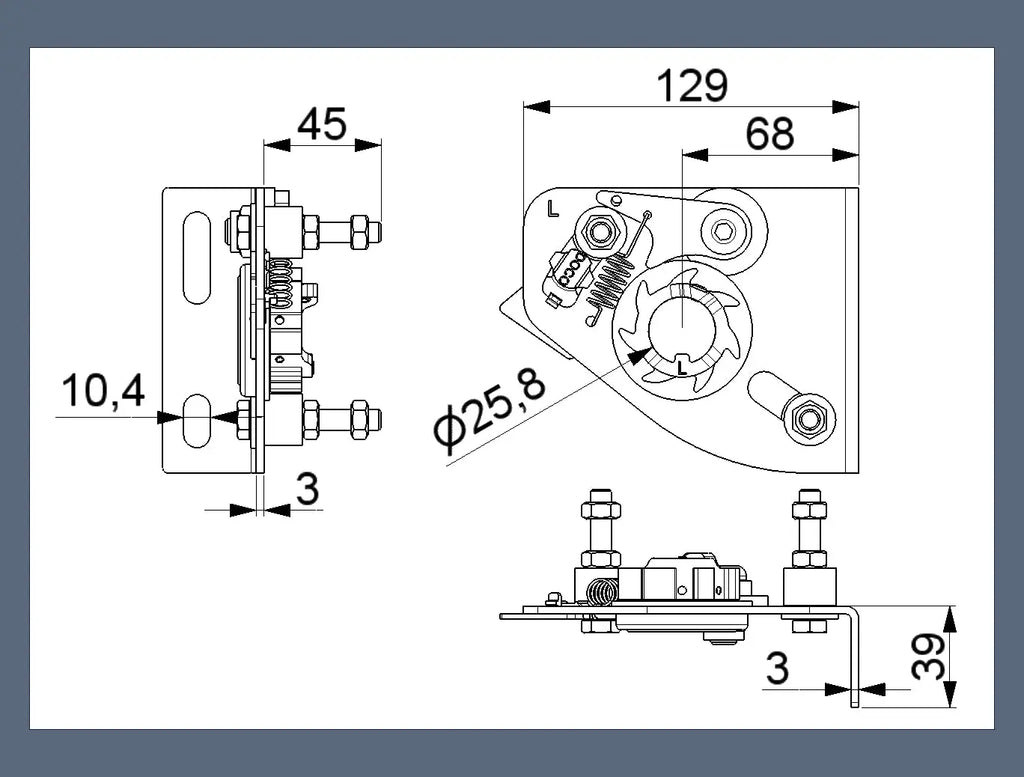 Parachutes de ressort pour porte de garage sectionnelle – vue 2
