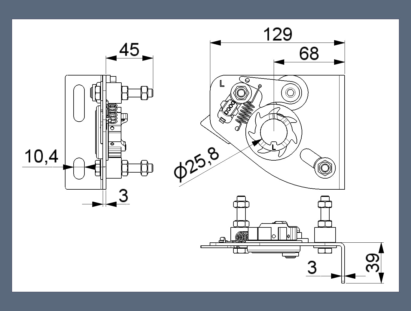 Parachutes de ressorts pour portes de garages sectionnelles