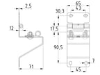 Supports de galet de porte sectionnelle industrielle LA TOULOUSAINE; CONDOOR; BKF; SAFIR Mydoors - Pièces détachées portes de garage sectionnelles toutes marques | Mydoors